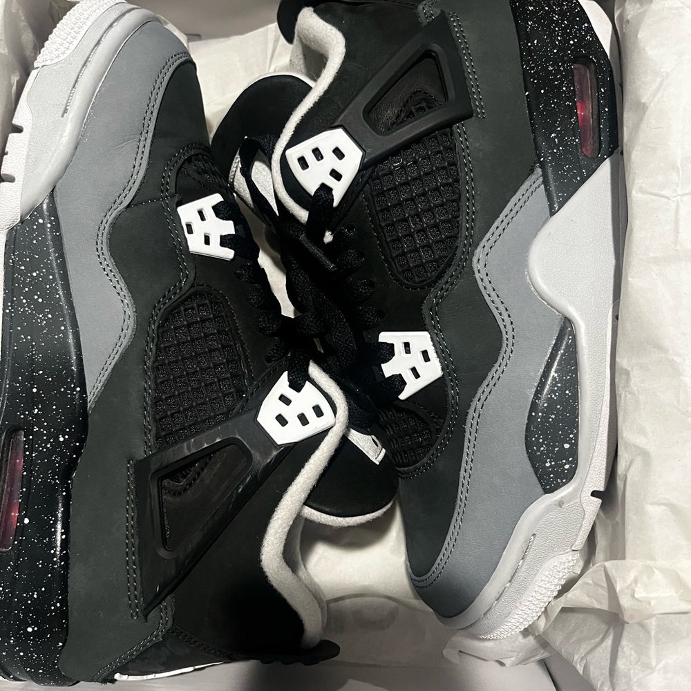 Kids Black and Gray Sneakers